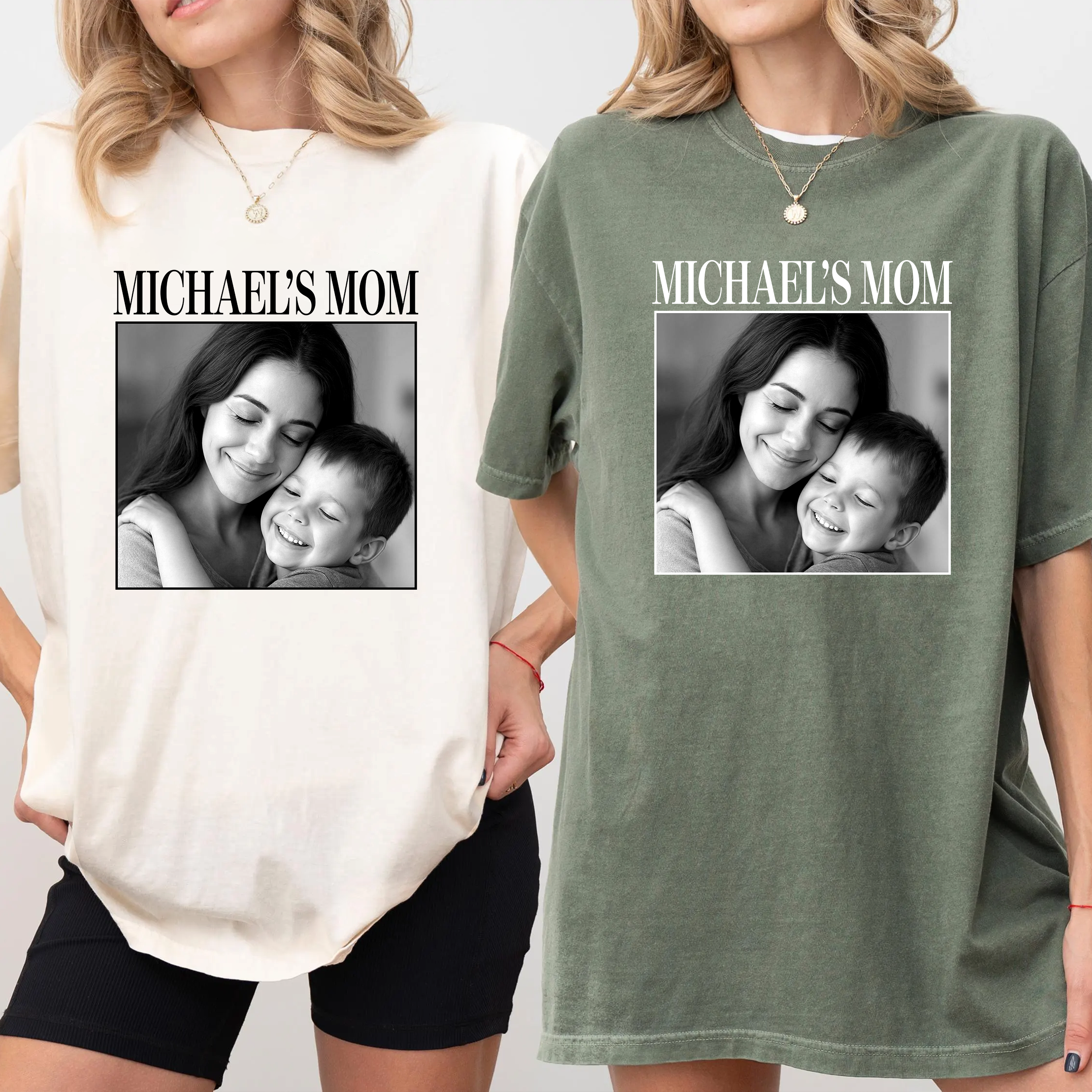 Personalized Photo Comfort Shirt Vintage Gift for Dad Comfort Shirt GradoCreations