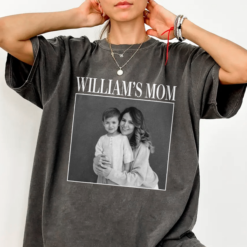 Personalized Photo Comfort Shirt Vintage Gift for Dad Comfort Shirt GradoCreations