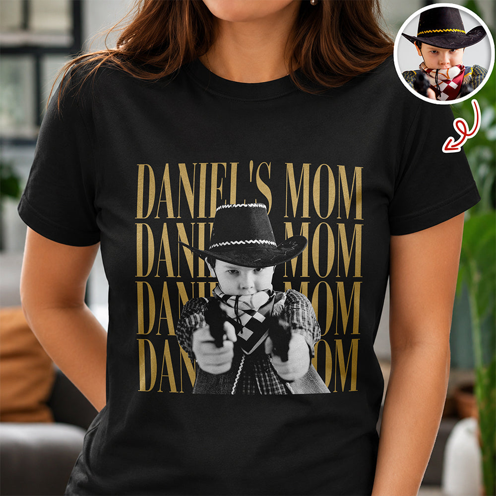 Personalized Vintage Photo Shirt Gift for Mom Grandma Dad HN590 - Tshirt GradoCreations