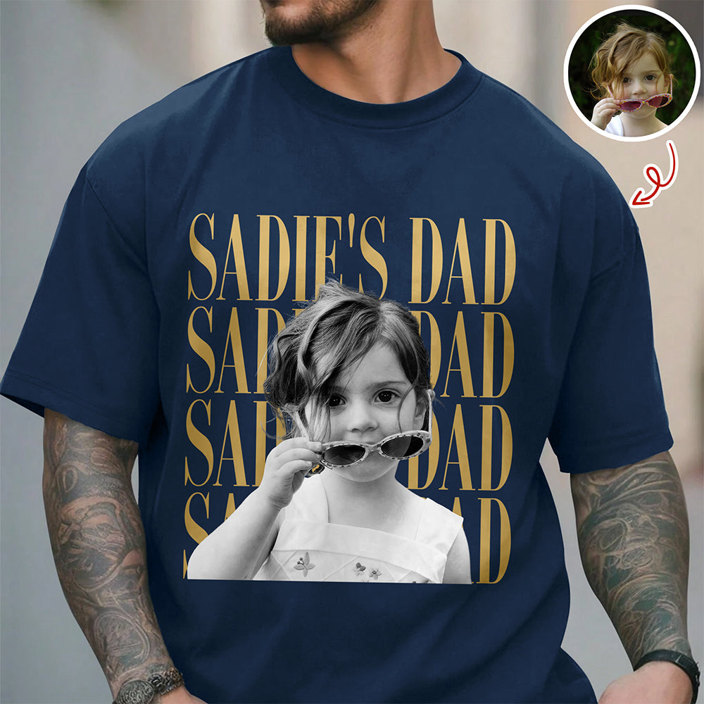 Personalized Vintage Photo T-Shirt for Dad or Grandpa Gift HN590 - Tshirt GradoCreations