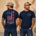 Personalized 250th Anniversary USA Flag Shirt for Dad HN590 - Back&Front Shirt GradoCreations
