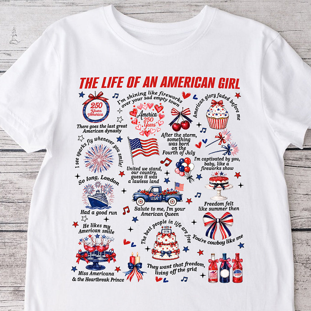 Personalized America 250th Anniversary T-Shirt Gift Idea HN590 - Tshirt GradoCreations