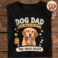 Personalized Dog Dad Shirt The Man The Myth Snack Dealer Gift HN590 - Tshirt GradoCreations