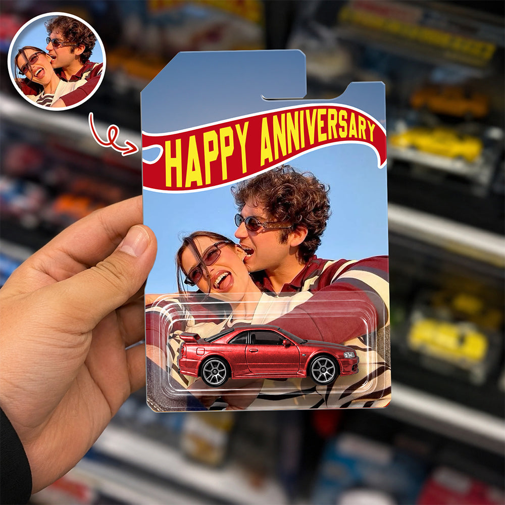 Personalized Photo Hot Wheels Anniversary Gift for Couple HN590 - Hot Wheels GradoCreations