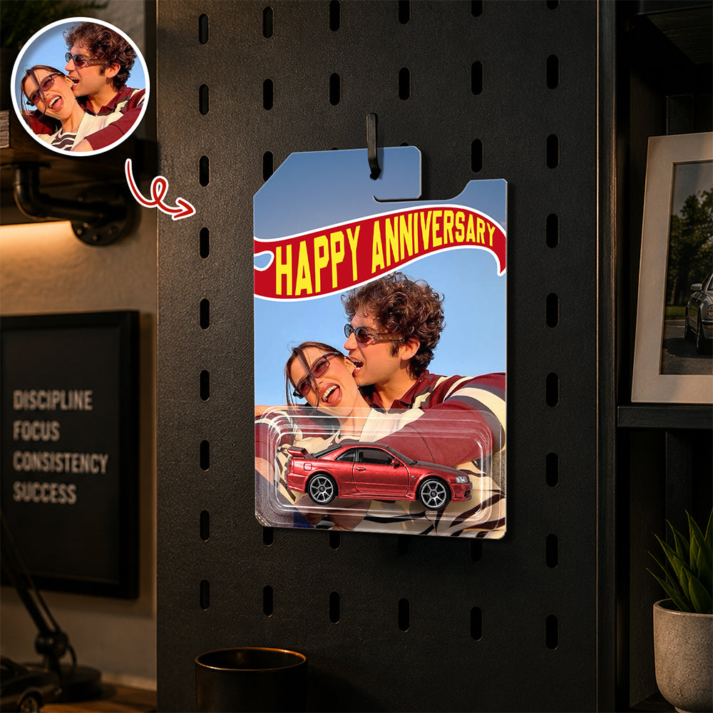 Personalized Photo Hot Wheels Anniversary Gift for Couple HN590 - Hot Wheels GradoCreations