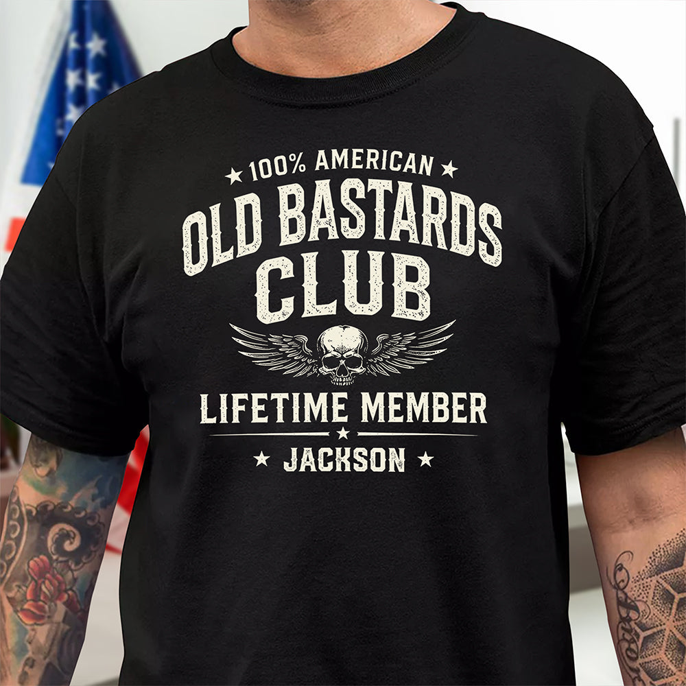 Personalized Dark Shirt Custom Name 100% American Gift for Dad HN590 - Tshirt GradoCreations