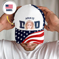 Personalized Kid Photo Cap Custom Design Gift for Dad HN590 - AOP Cap GradoCreations