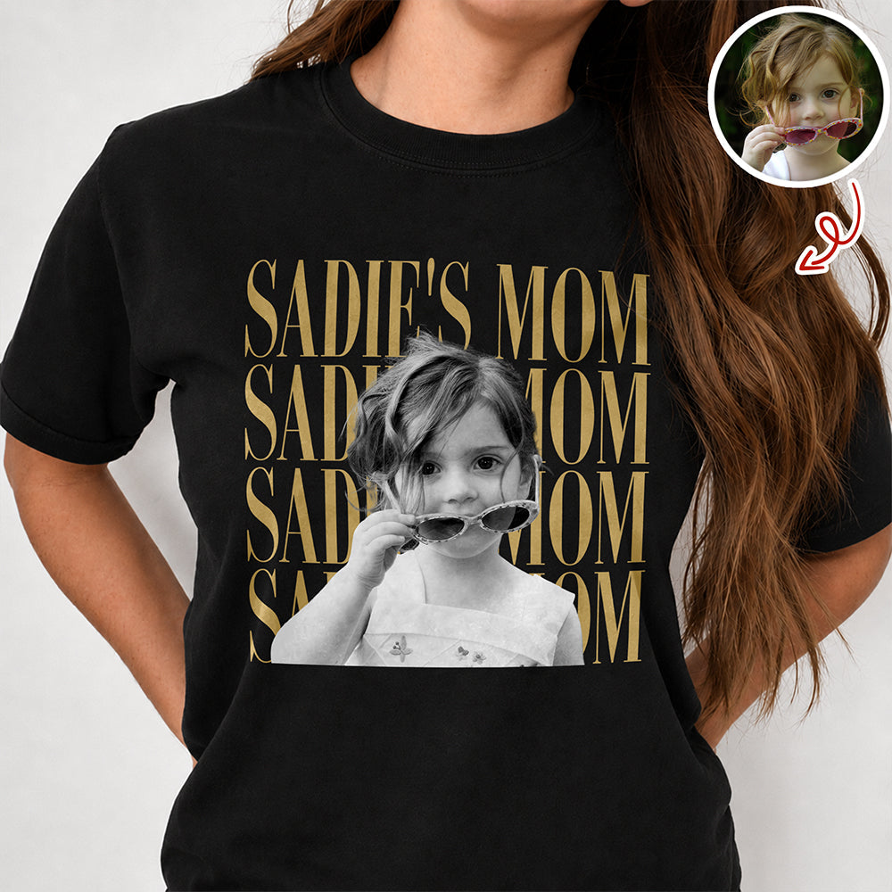 Personalized Vintage Photo Shirt Gift for Mom Grandma Dad HN590 - Tshirt GradoCreations