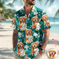 Personalized Tropical Hawaiian Shirt Custom Pet Portrait Gift for Pet Lovers HN590 - AOP Hawai Shirt GradoCreations