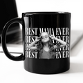 Personalized Vintage Photo Black Mug Best Dad Mom Gift HN590 - Black Mug GradoCreations