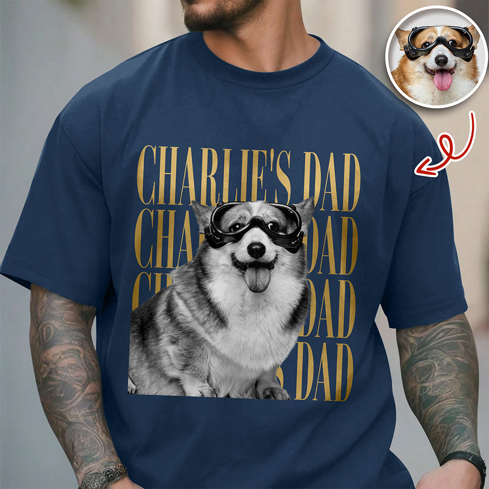 Personalized Vintage Photo Comfort Shirt for Dog/Cat Parents Comfort Shirt GradoCreations