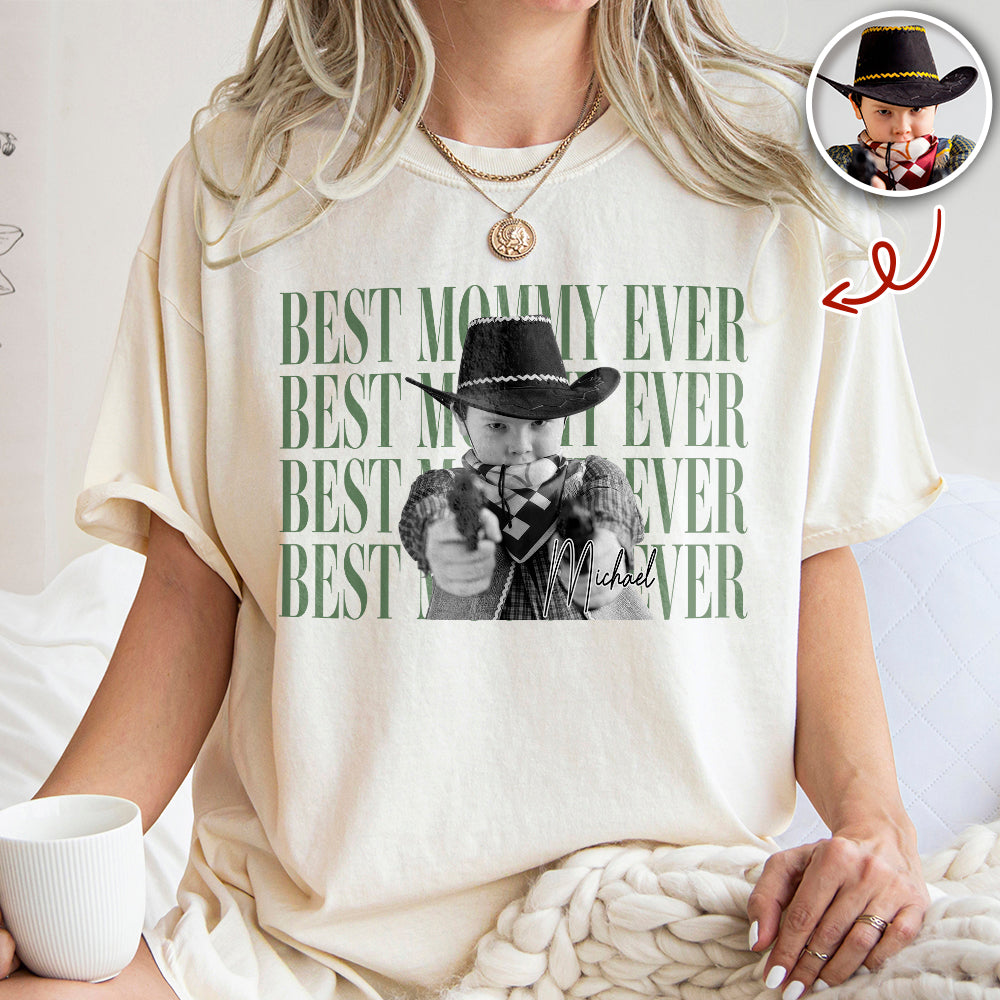 Personalized Vintage Photo T-Shirt Gift for Mom & Dad HN590 - Tshirt GradoCreations