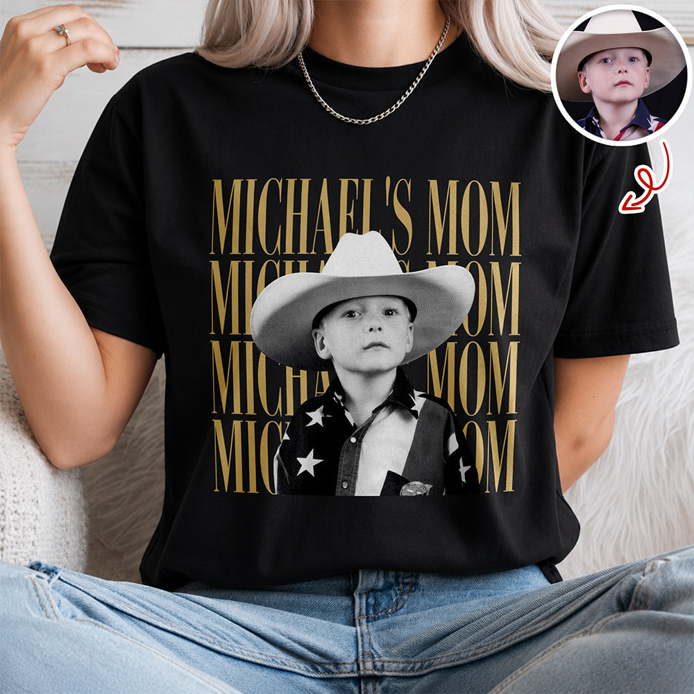 Personalized Vintage Photo Shirt Gift for Mom Grandma Dad HN590 - Tshirt GradoCreations