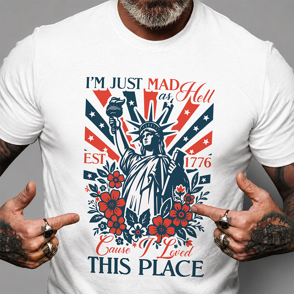 Est. 1776 Funny Graphic T-Shirt Gift for Dad, Patriotic Style HN590 - Tshirt GradoCreations