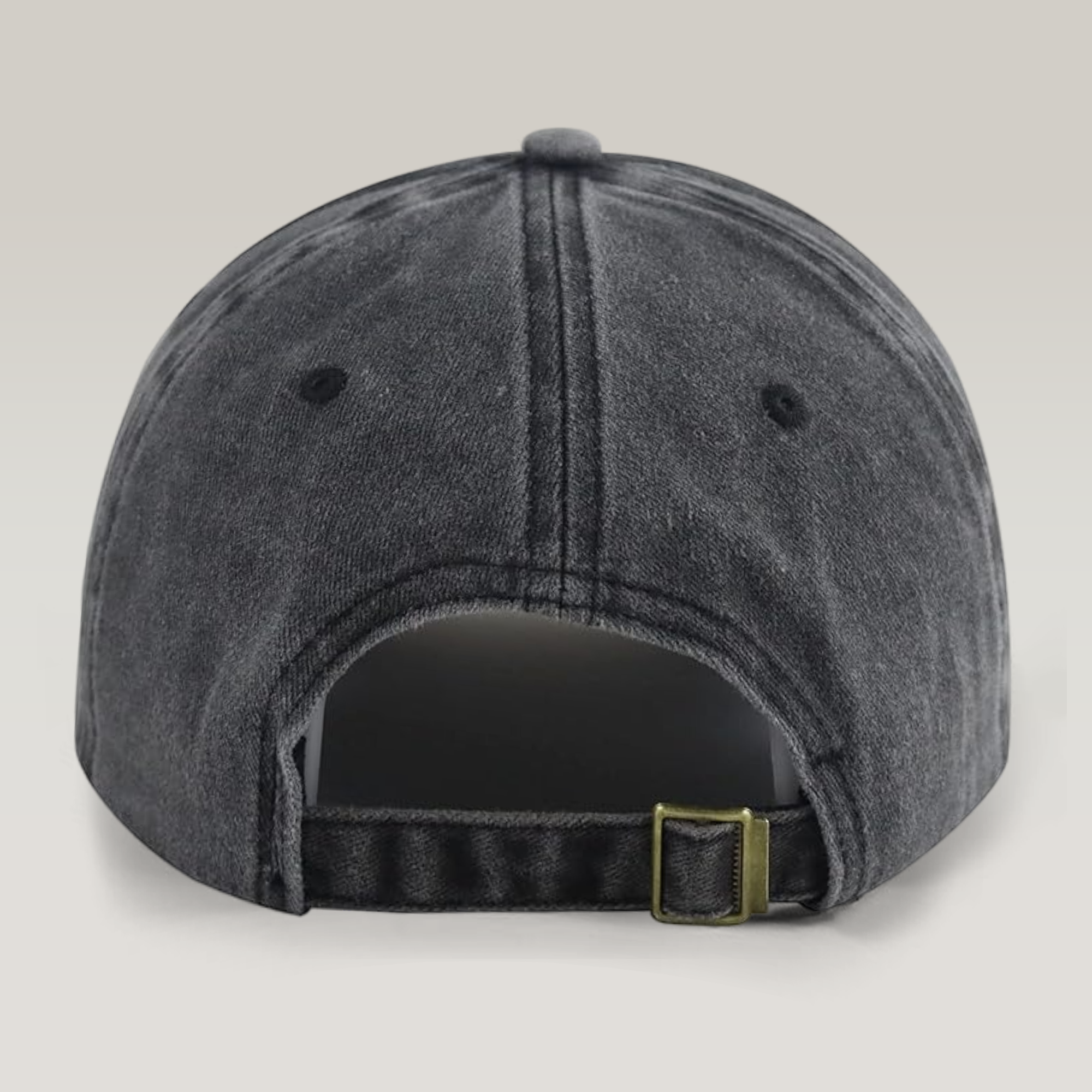 Custom Washed Denim Baseball Cap Best Dog Dad Ever Gift HN590 - Washed Denim Baseball Cap GradoCreations
