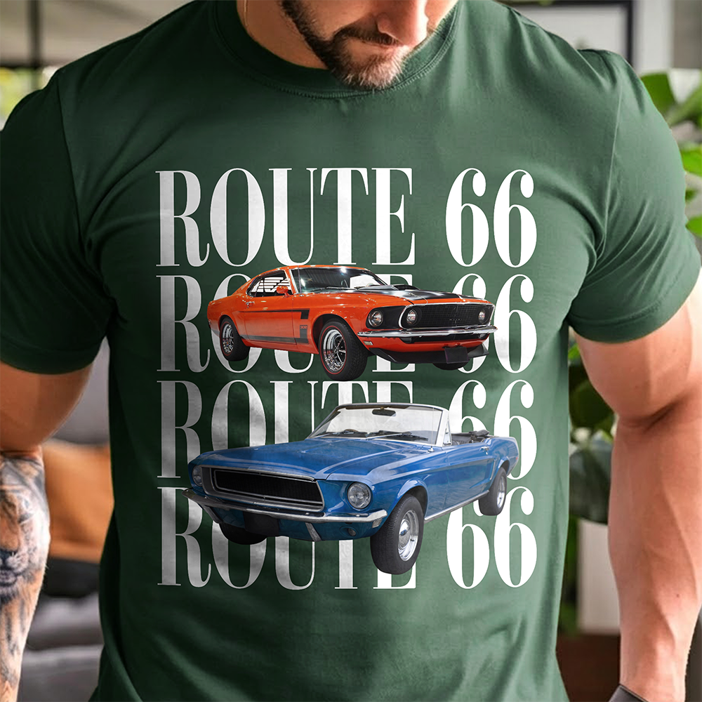 Personalized Vintage Car Photo Comfort Shirt Gift for Dad Comfort Shirt GradoCreations