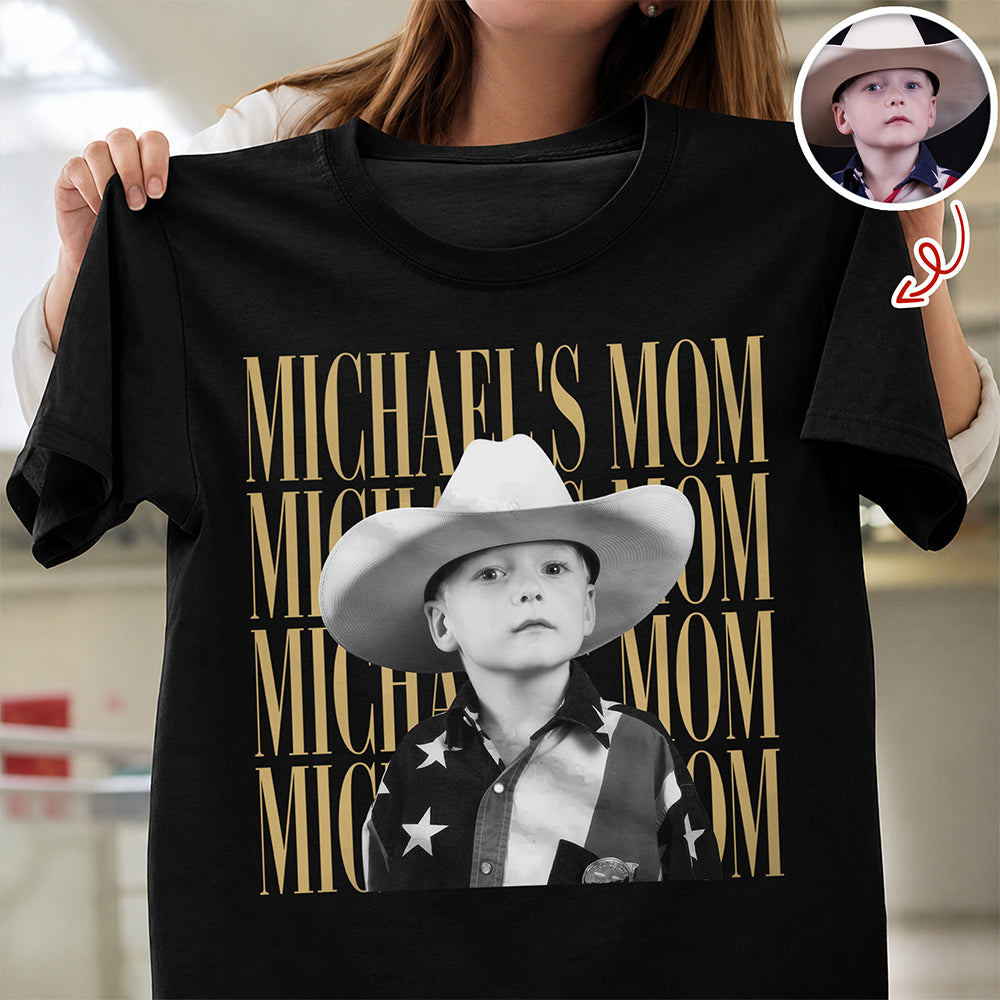 Personalized Vintage Photo Shirt Gift for Mom Grandma Dad HN590 - Tshirt GradoCreations