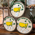 Personalized Golf Ball Plaque Custom Gift for Dad, Grandpa HN590 - Golf Ball Plaque BCF Fix GradoCreations