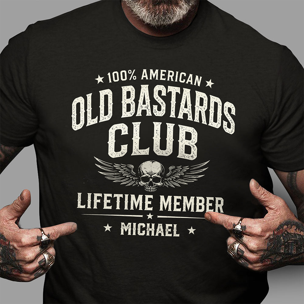 Personalized Dark Shirt Custom Name 100% American Gift for Dad HN590 - Tshirt GradoCreations