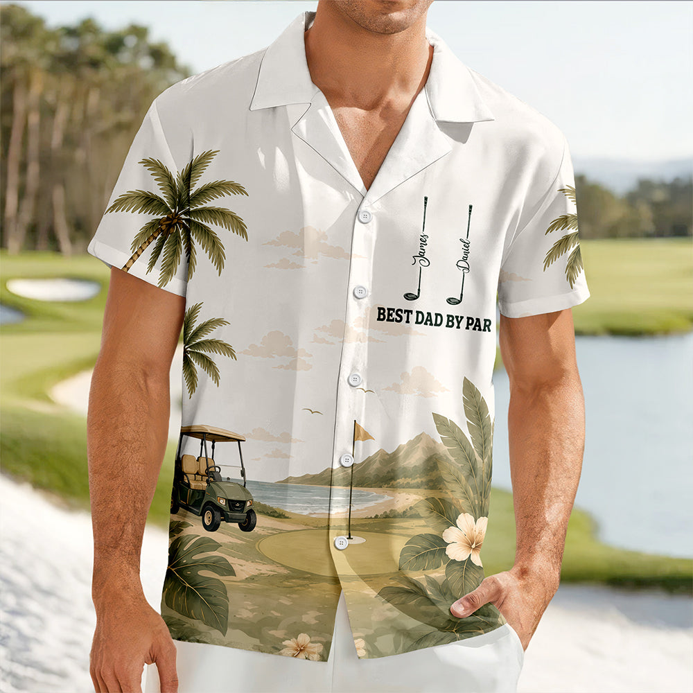Personalized Hawaiian Shirt Gift for Dad Golf Lover HN590 - AOP Hawai Shirt GradoCreations