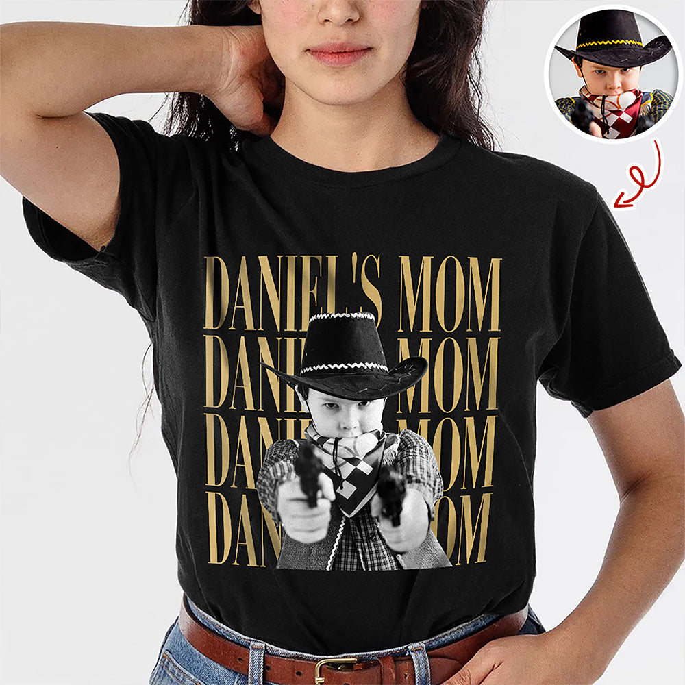 Personalized Vintage Photo Shirt Gift for Mom Grandma Dad HN590 - Tshirt GradoCreations