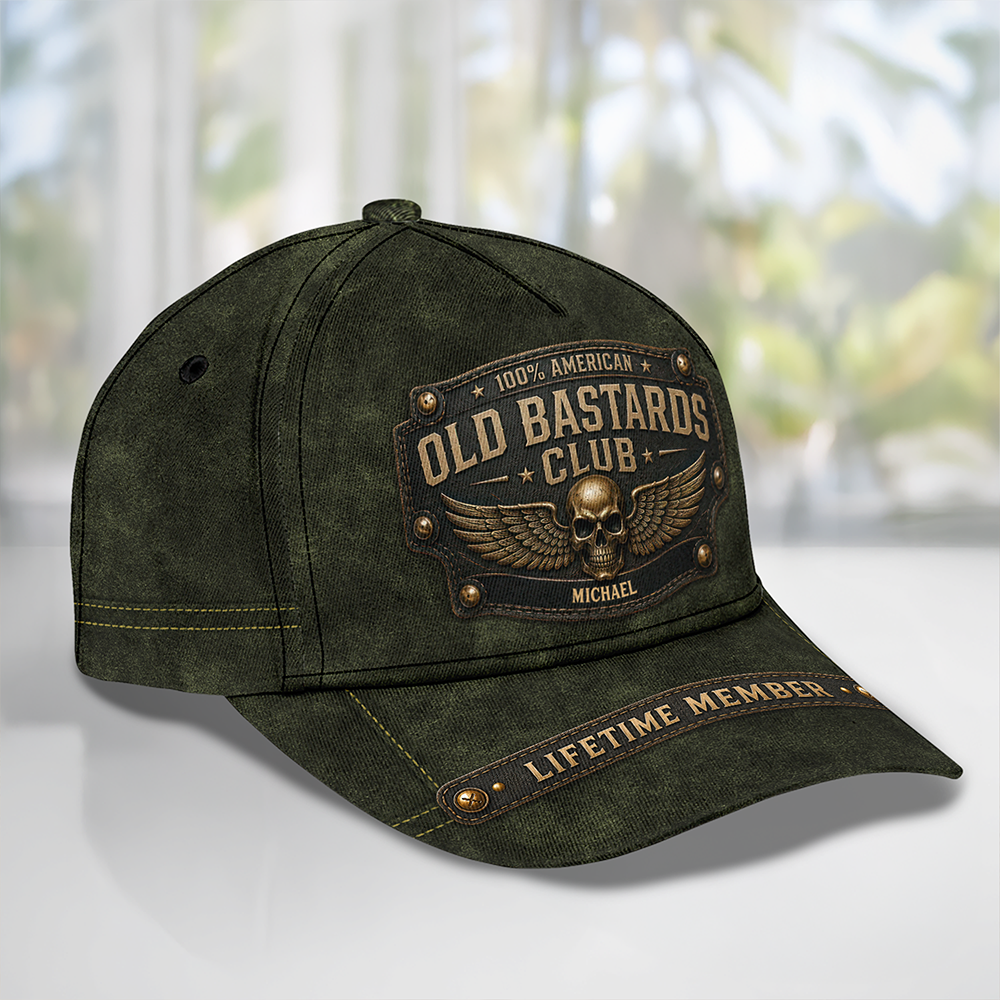 Personalized Funny Lifetime Membership Cap Gift for Dad HN590 - AOP Cap GradoCreations