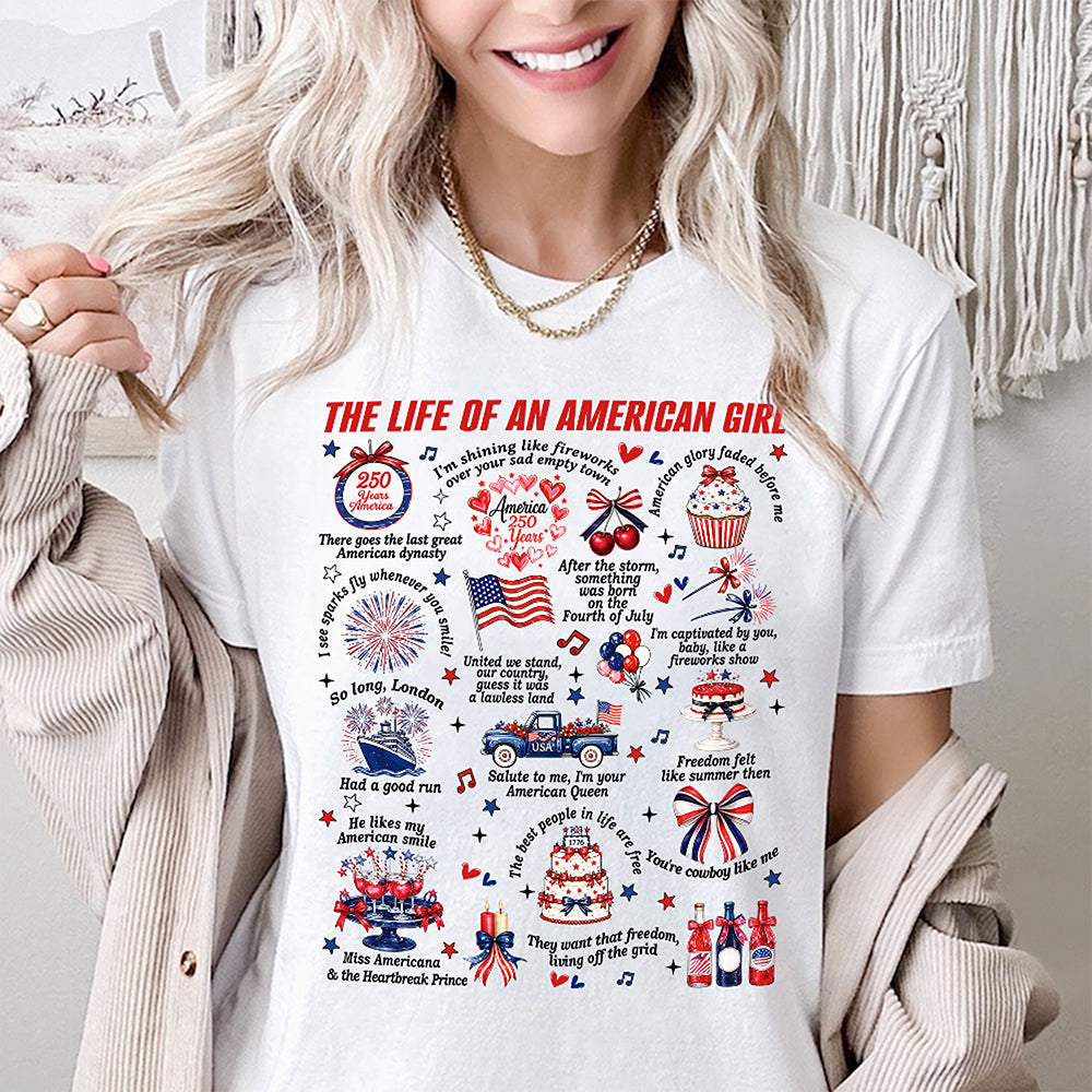 Personalized America 250th Anniversary T-Shirt Gift Idea HN590 - Tshirt GradoCreations