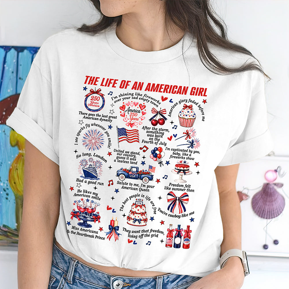 Personalized America 250th Anniversary T-Shirt Gift Idea HN590 - Tshirt GradoCreations