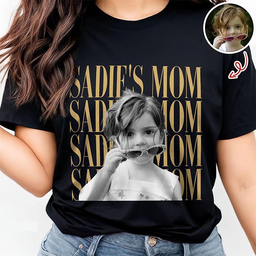Personalized Vintage Photo Shirt Gift for Mom Grandma Dad HN590 - Tshirt GradoCreations