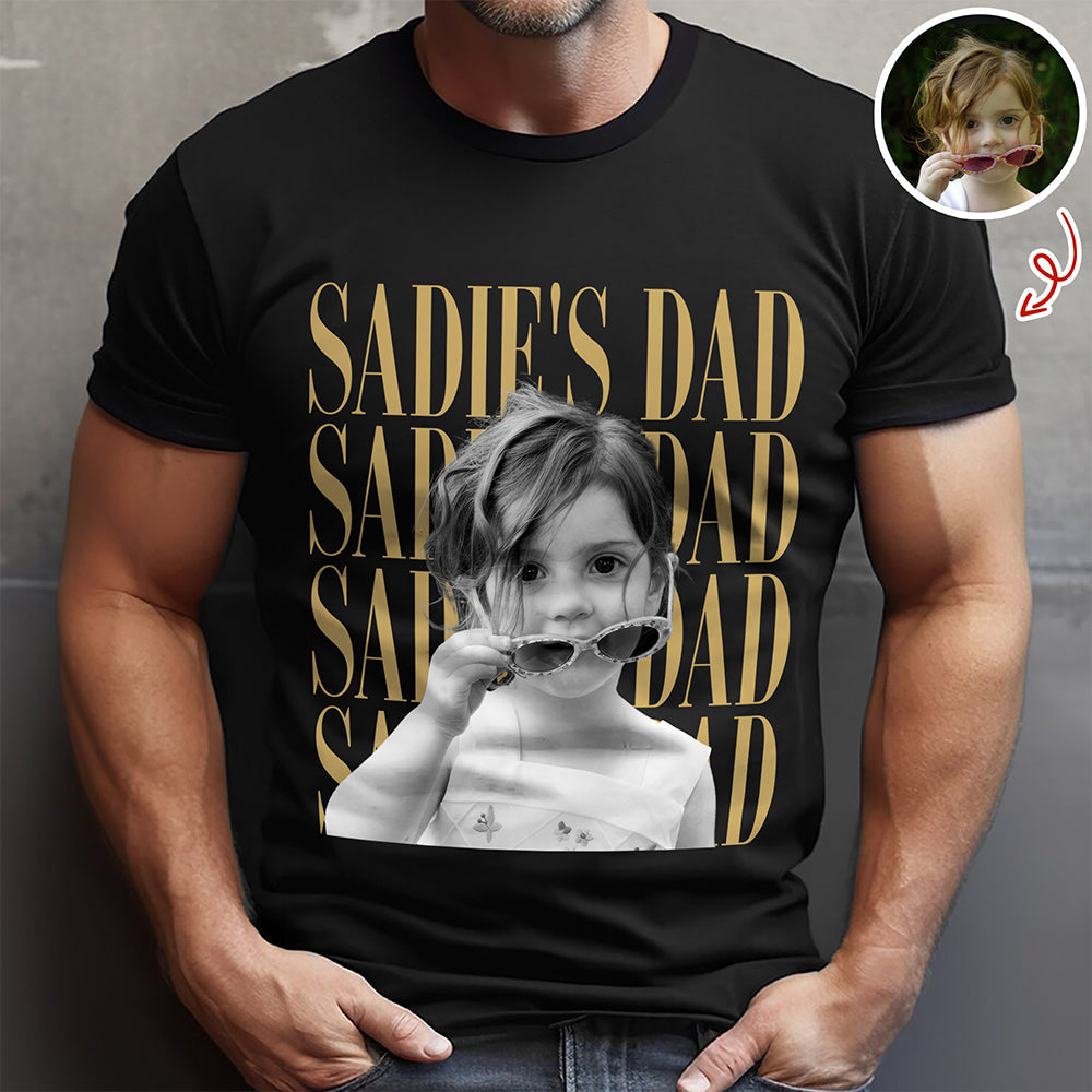 Personalized Vintage Photo T-Shirt for Dad or Grandpa Gift HN590 - Tshirt GradoCreations