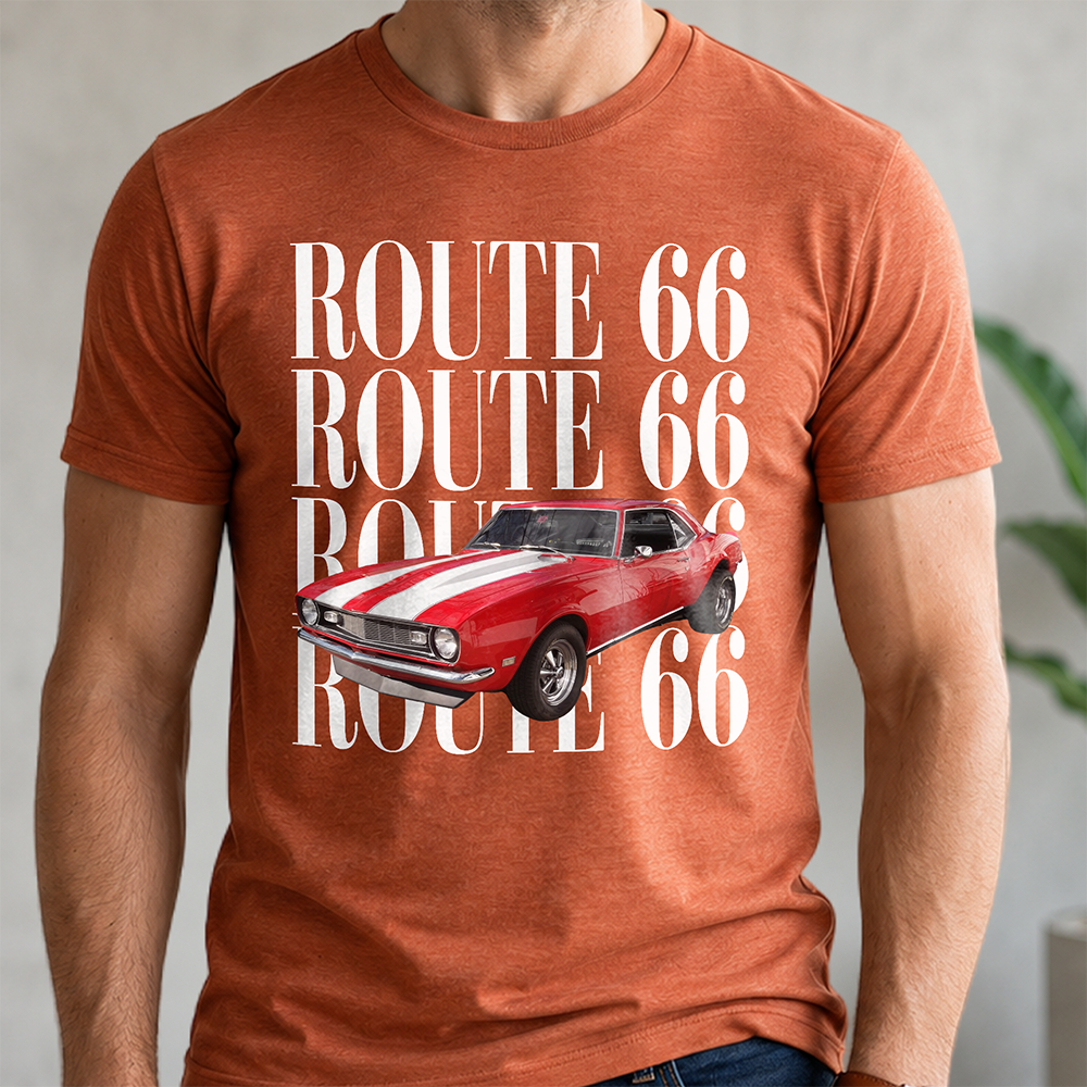 Personalized Vintage Car Photo Comfort Shirt Gift for Dad Comfort Shirt GradoCreations