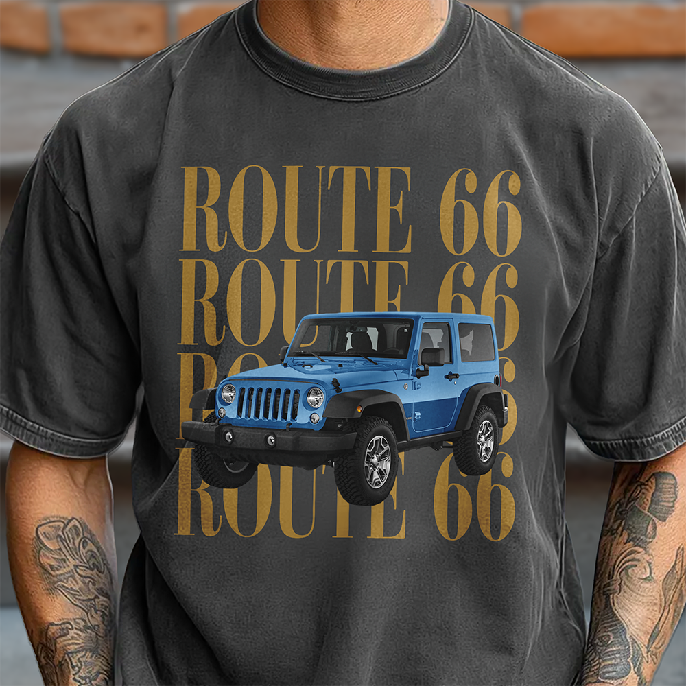 Personalized Vintage Car Photo Comfort Shirt Gift for Dad Comfort Shirt GradoCreations