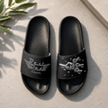 Personalized Slide Sandals Custom Name Gift for Dad HN590 - Slide Sandals GradoCreations