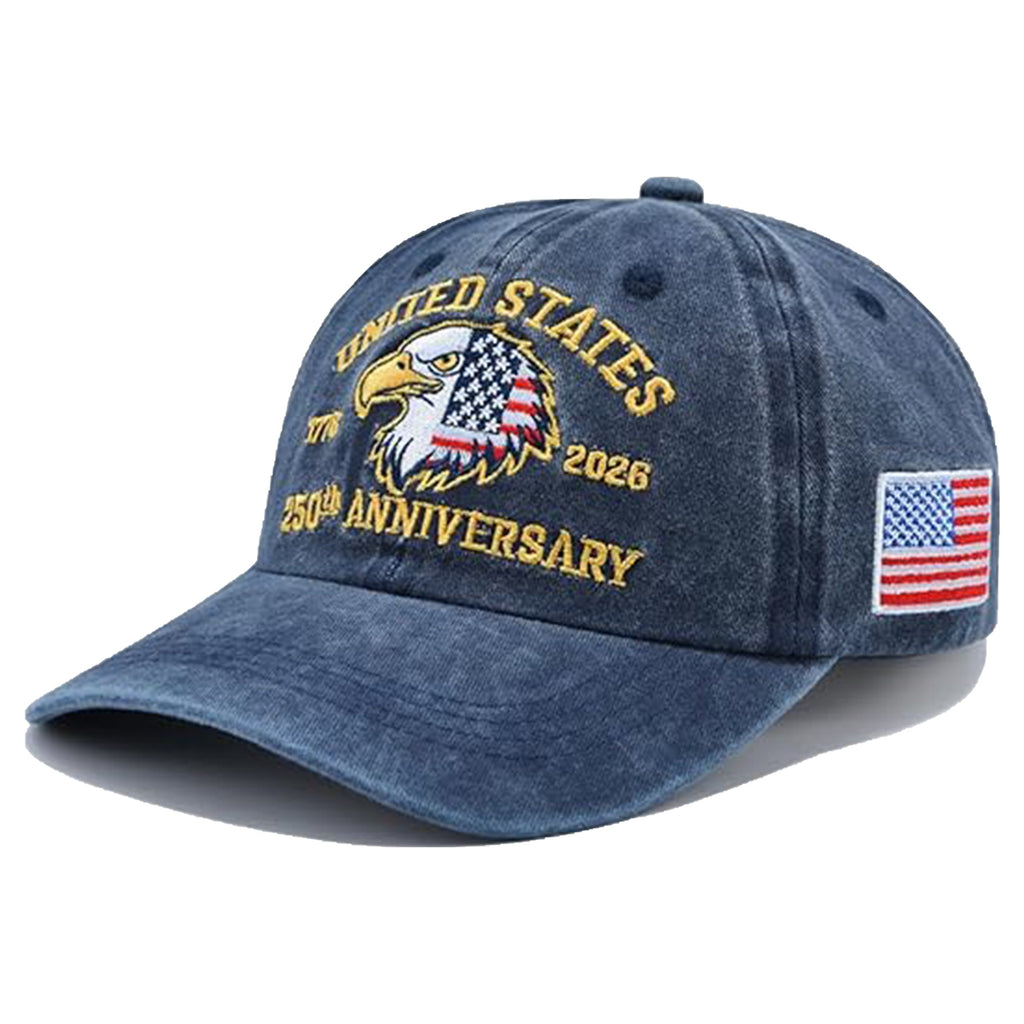 Personalized American Eagle Baseball Cap Independence Day Gift HN590 - Embroidery Hat Josh GradoCreations