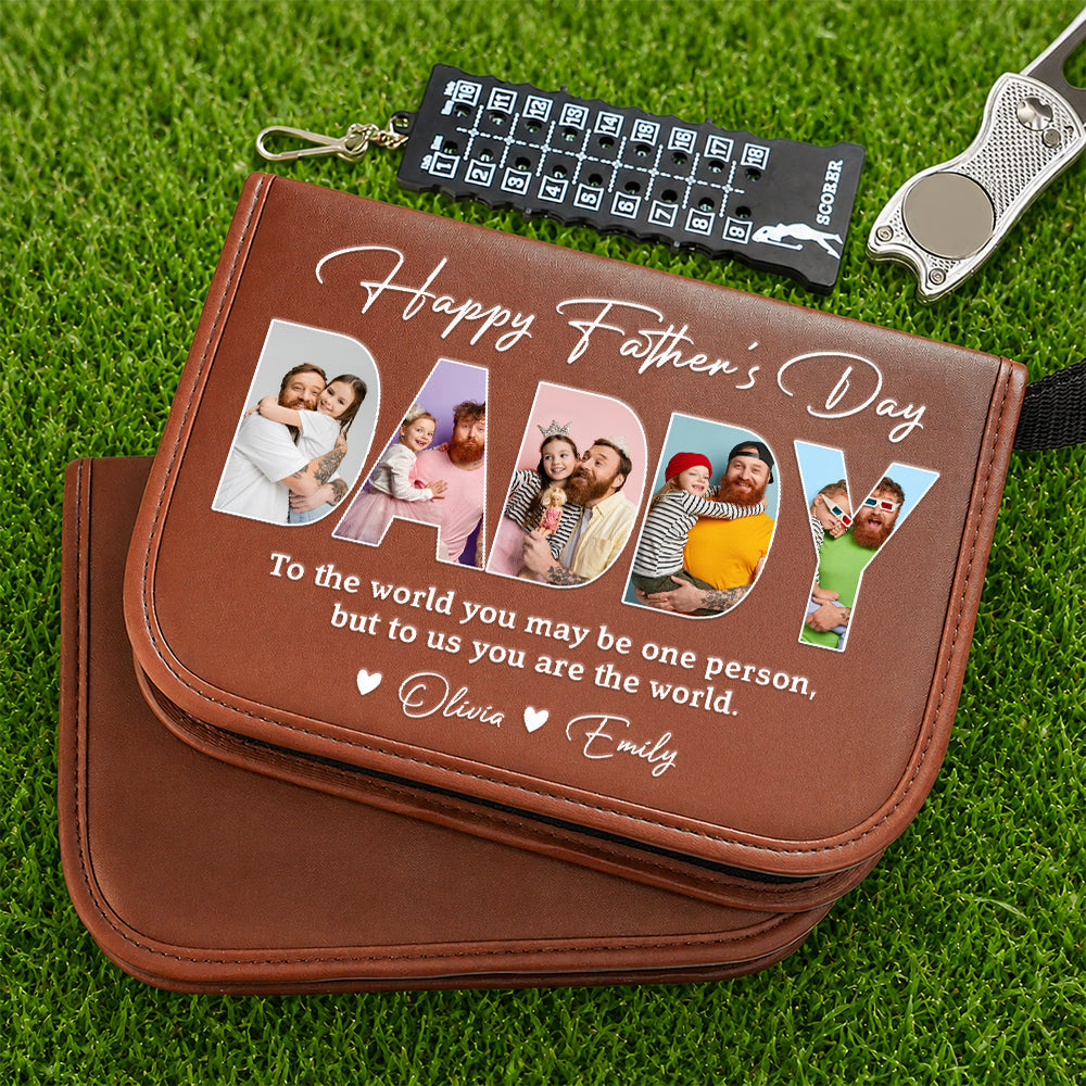 Personalized Photo Golf Gift Set for Dad | Father's Day HN590 - Print Goft Gift Set GradoCreations