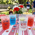 Personalized Frosted Cups 250 Years American Freedom Gift for Family