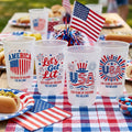Personalized Frosted Cups for Patriotic Family | 250 Years of Freedom