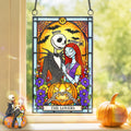 Personalized Lovers Window Hanging Suncatcher Custom Gift for Couples