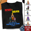 Personalized Father and Kids T-Shirt Best Partners in Crime Gift for Dad Cotton Apparel GradoCreations
