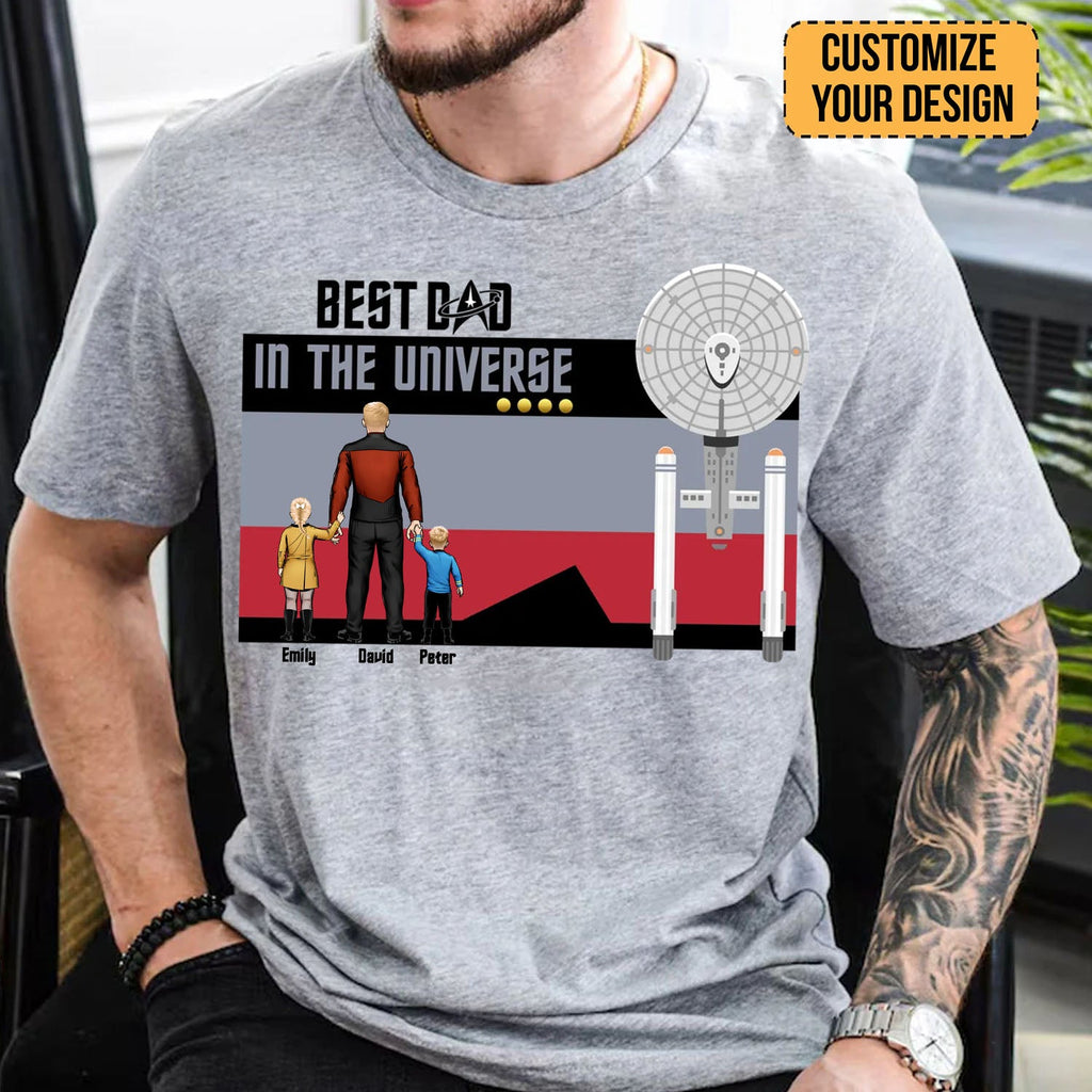Personalized Dad T-Shirt My Dad Is The Best Gift Idea | Father's Day