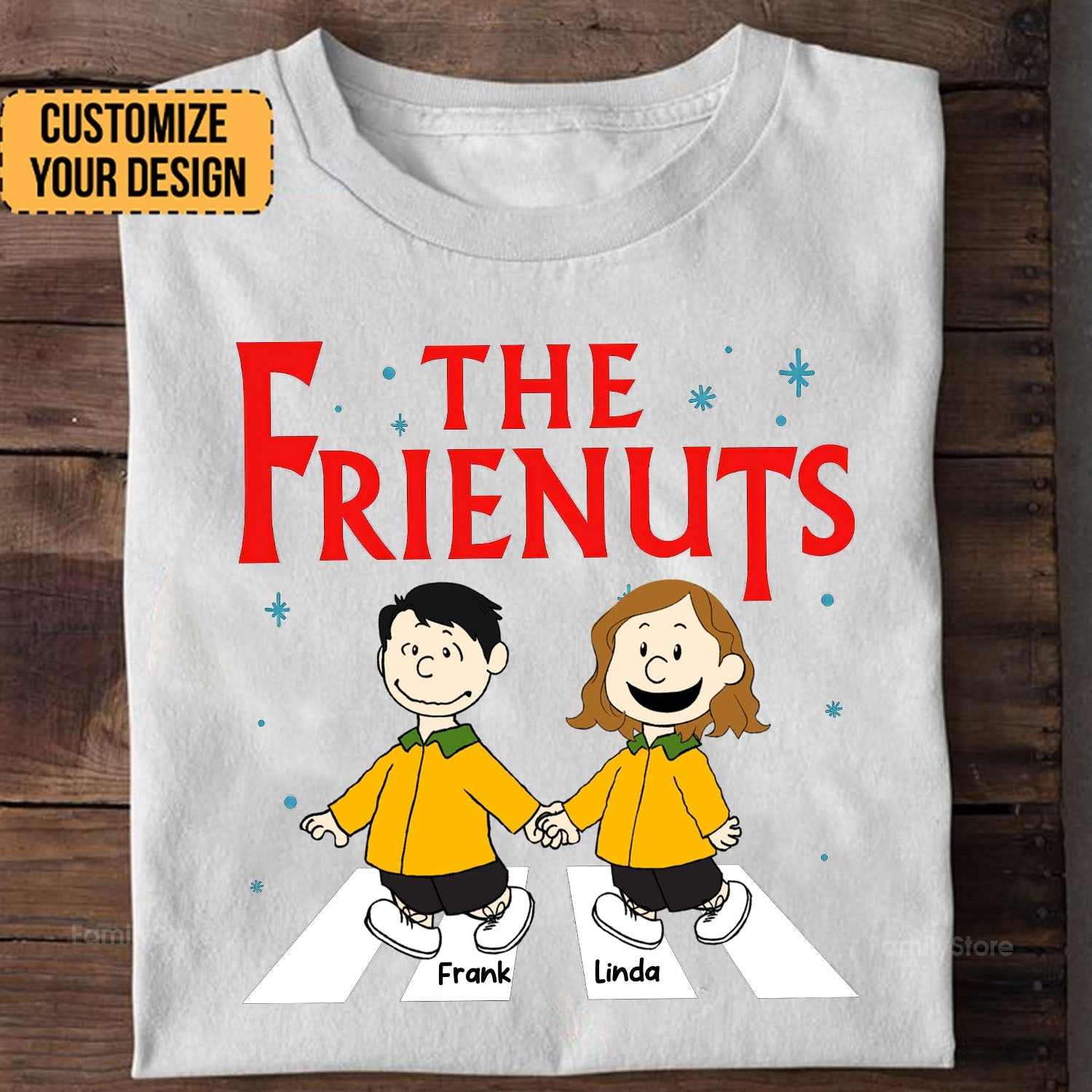 Personalized Funny Friend T-Shirt Gift for Family Member