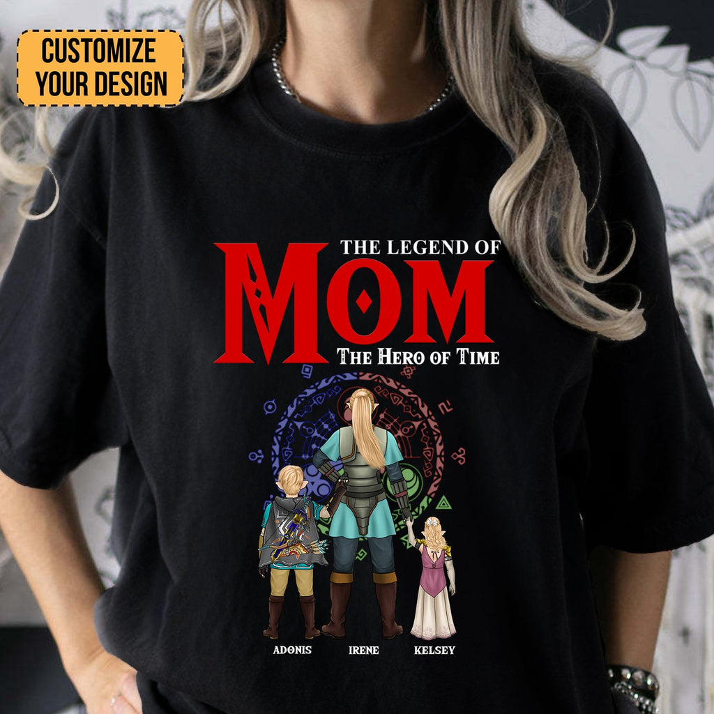 Personalized Legend of Zelda Mom T-Shirt Gift for Mom