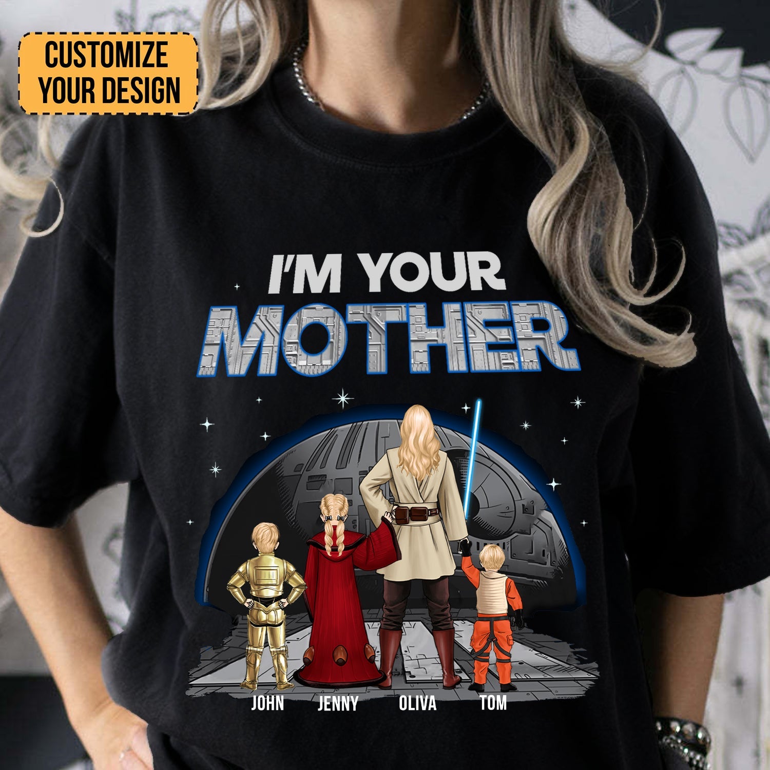 Personalized I'm Your Mother T-Shirt Custom Family Gift for Mom