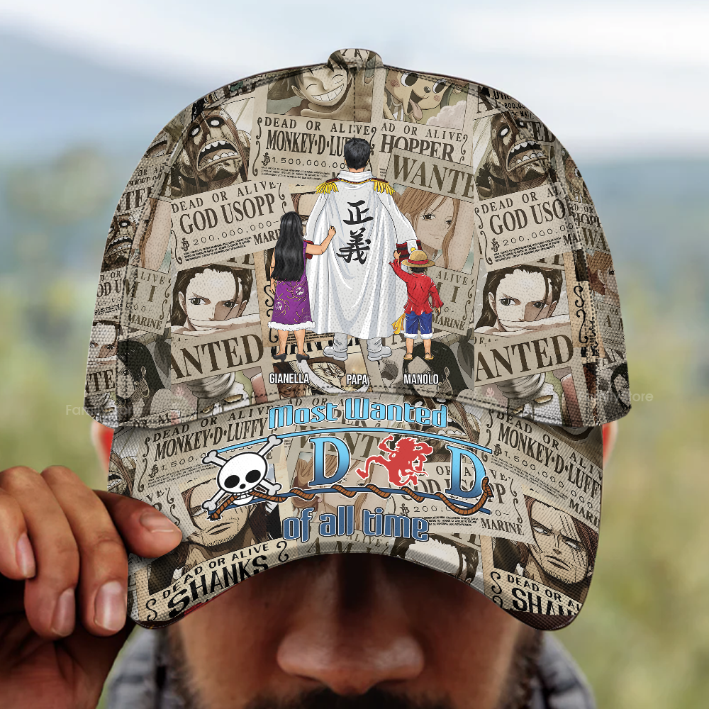 Personalized Pirate Adventure Cap Gift for Dad - Custom Classic Cap