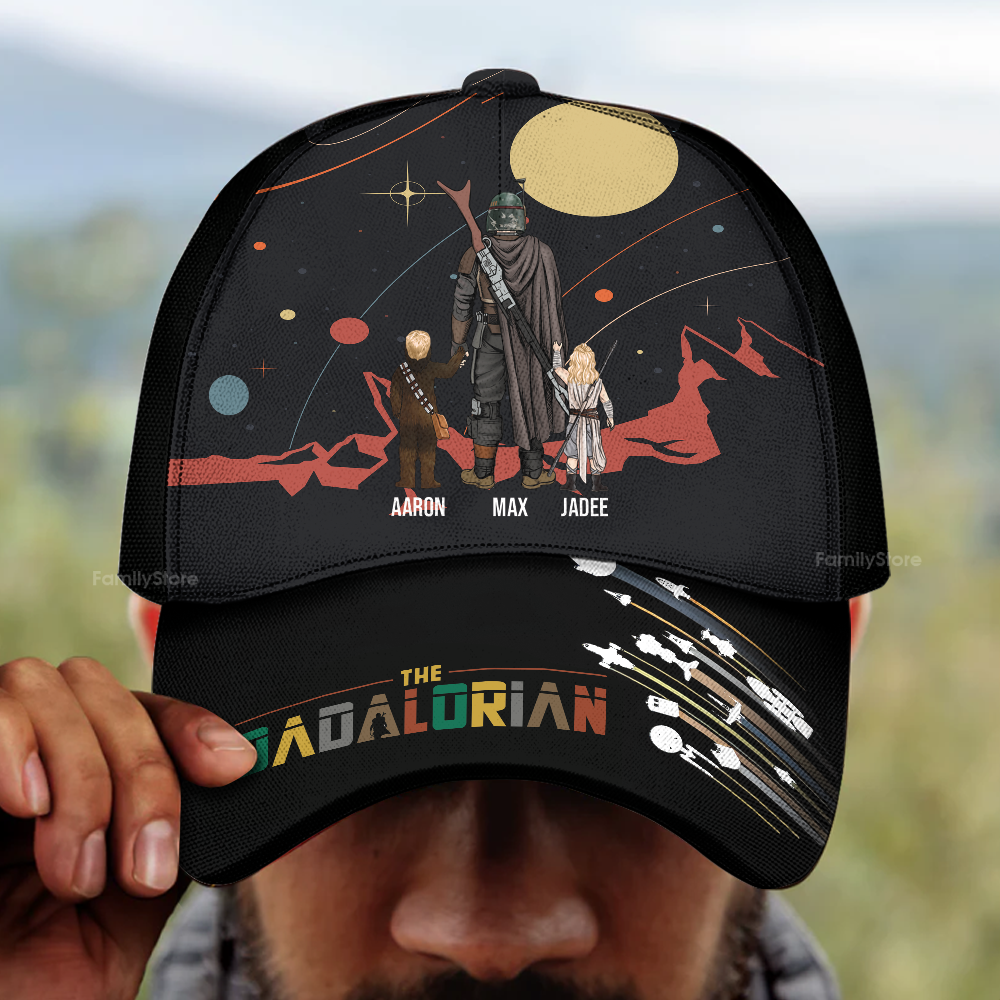 Personalized Dadalorian Classic Cap Custom Name Gift for Dad