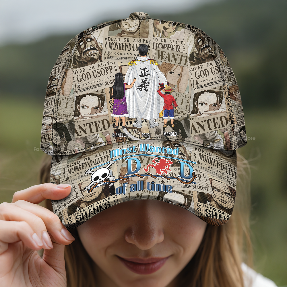 Personalized Pirate Adventure Cap Gift for Dad - Custom Classic Cap