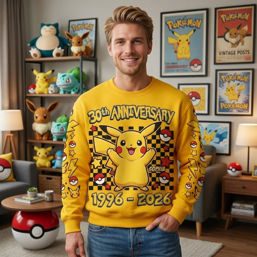 Personalized 30th Anniversary All Over Shirt Gift for Movie Fans