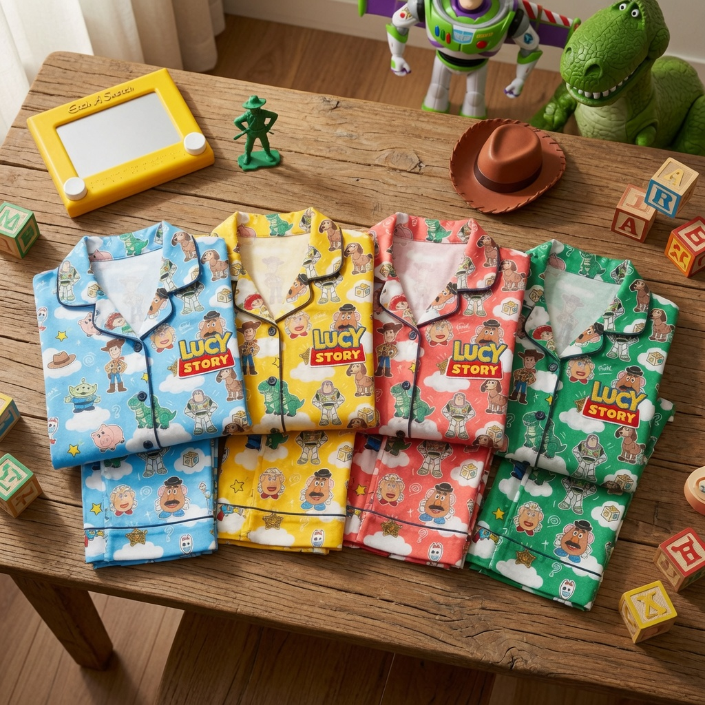 Personalized Toy Story Pajama Set Unique Gift for Movie Fans