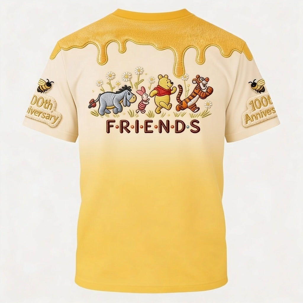 Personalized Honey Bear All Over Print Shirt Gift for Movie Fans
