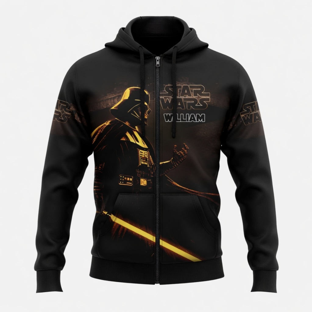 Personalized Star Wars 50th Anniversary AOP Shirt Gift for Movie Fans